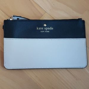 Kate Spade - Black and Tan Wristlet